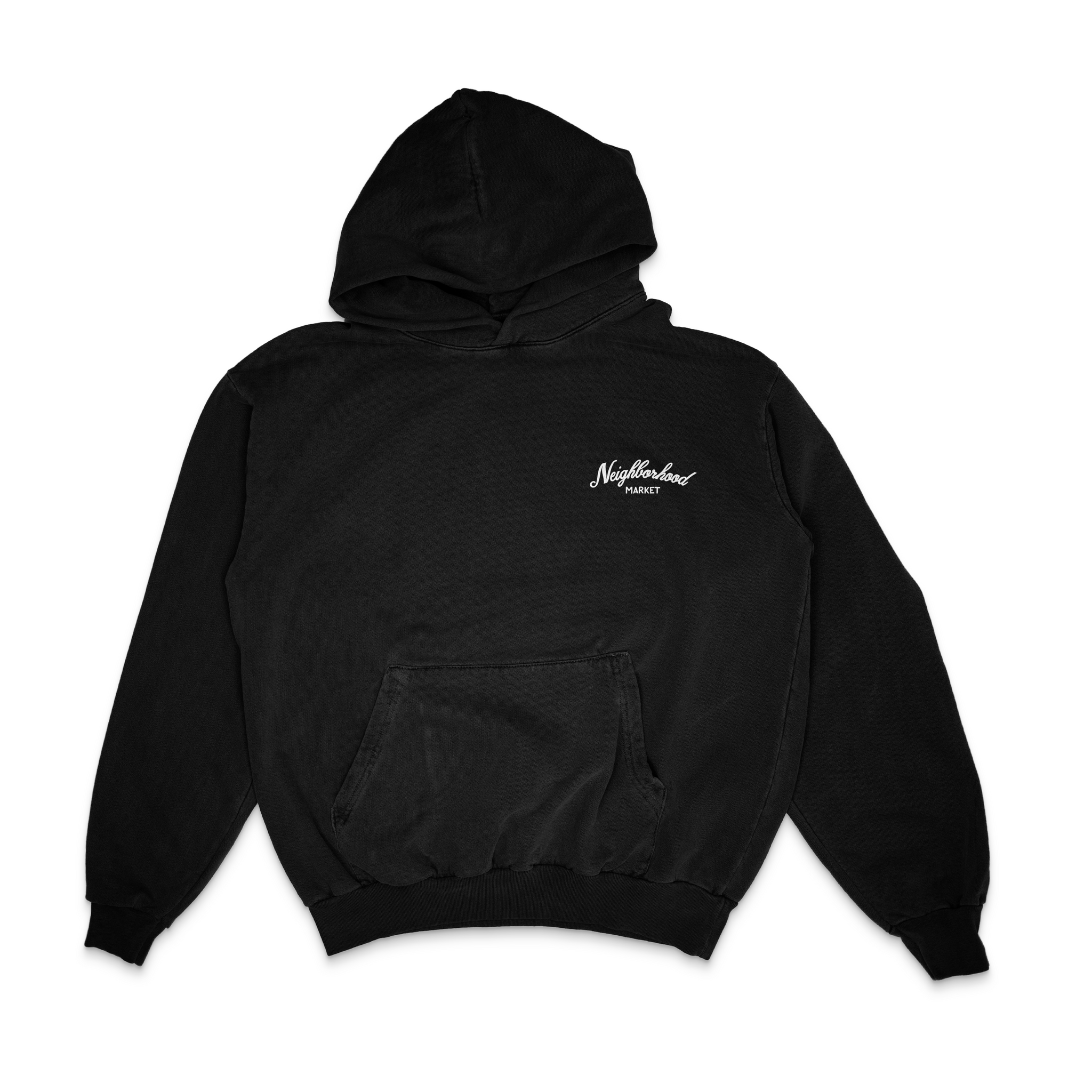 Neighborhood Market Hoodie - Black – 736 STUDIOS Neighborhood Market Hoodie - Black – 736 STUDIOS